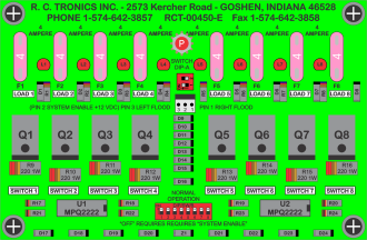 Ambulance, Eight Zone Light Control.