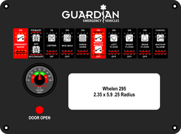 Guardian Emergency Vehicles, Type 2 Dash Switch.