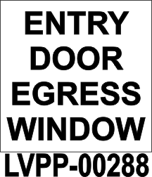 ENTRY DOOR EGRESS WINDOW
