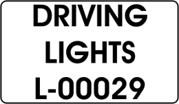 DRIVING / LIGHTS
