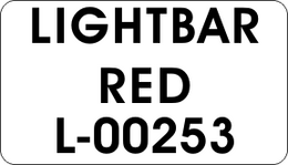 LIGHTBAR / RED
