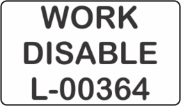 WORK DISABLE