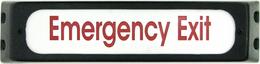 Wall Mount Full Emergency Exit Display