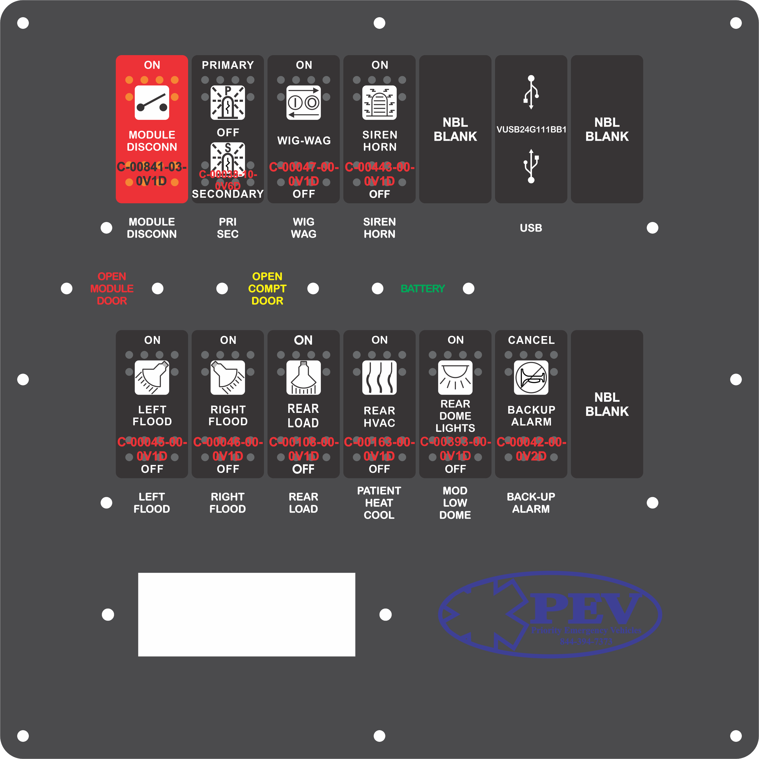 FAC-02913, 1st Priority Emergency Vehicles