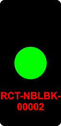 NBL BLANK W/ GREEN SOLICO INDICATOR LIGHT